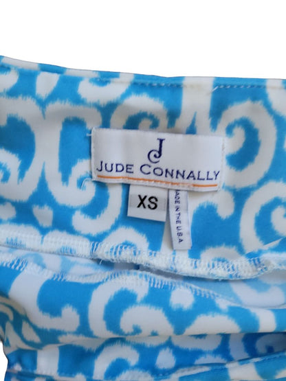 XS Jude Connally Blue White Golf Skort