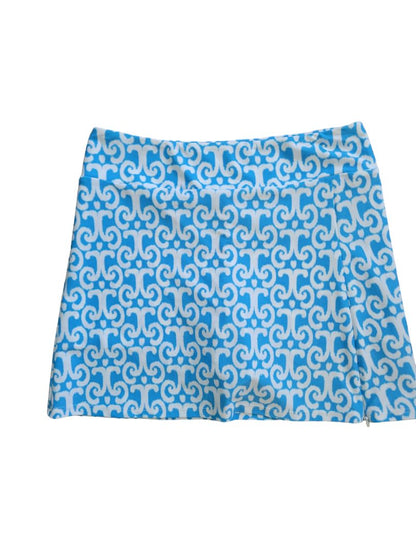 XS Jude Connally Blue White Golf Skort
