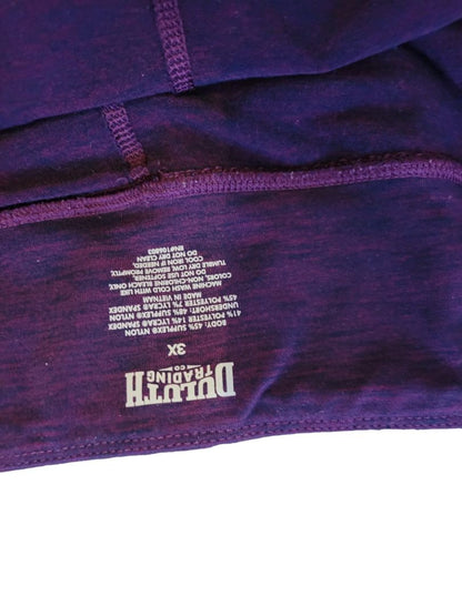 Size 3X Duluth Trading Co Purple Women's Athletic Skort Stretchy