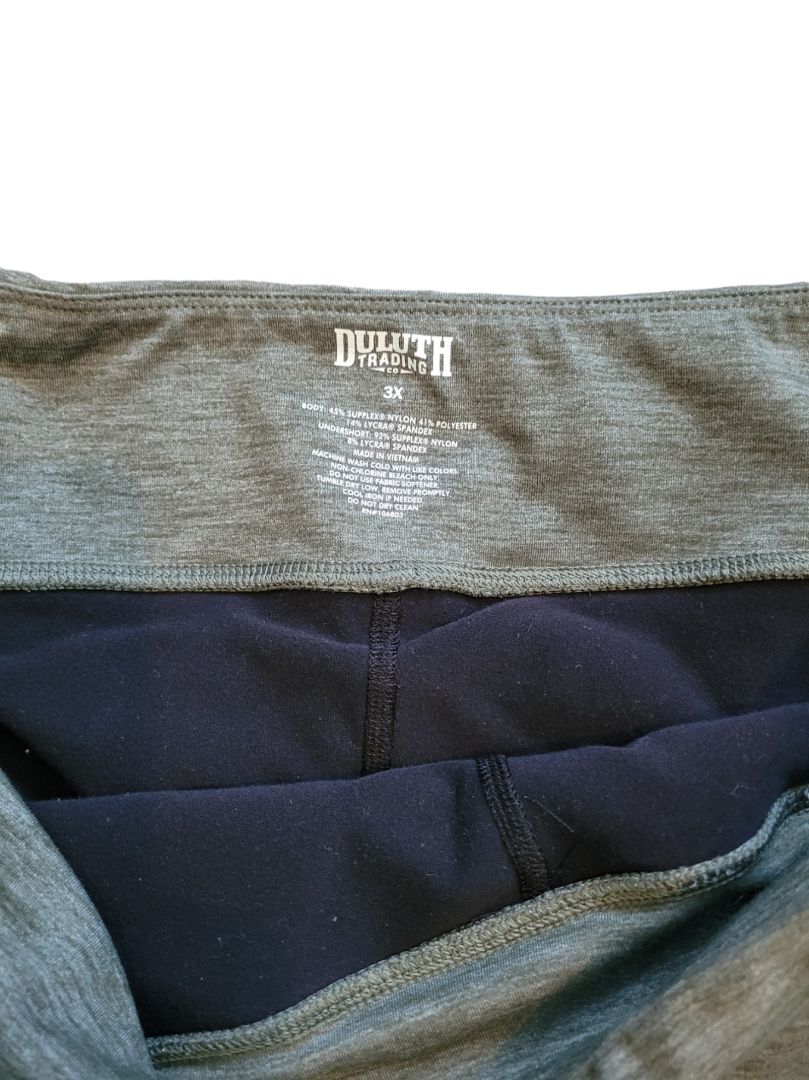 Size 3X Duluth Trading Co Green Women's Athletic Skort Stretchy