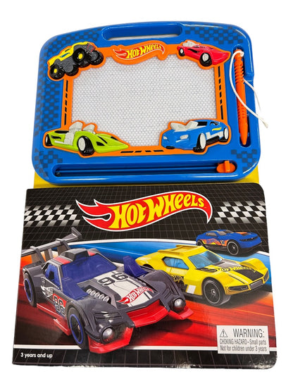 Hot Wheels Magnetic Drawing Board Learn To Draw Auto Racing Board Book