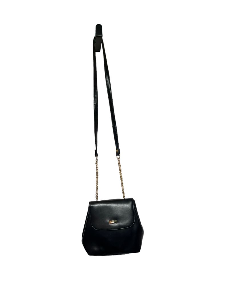 Liz Claiborne Black Small Crossbody Shoulder Bag Chain Strap