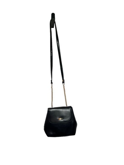 Liz Claiborne Black Small Crossbody Shoulder Bag Chain Strap