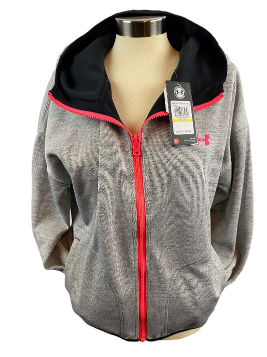 Medium Under Armour New Women's Reversible Zip Up Hoodie Double Threat Swacket 129020