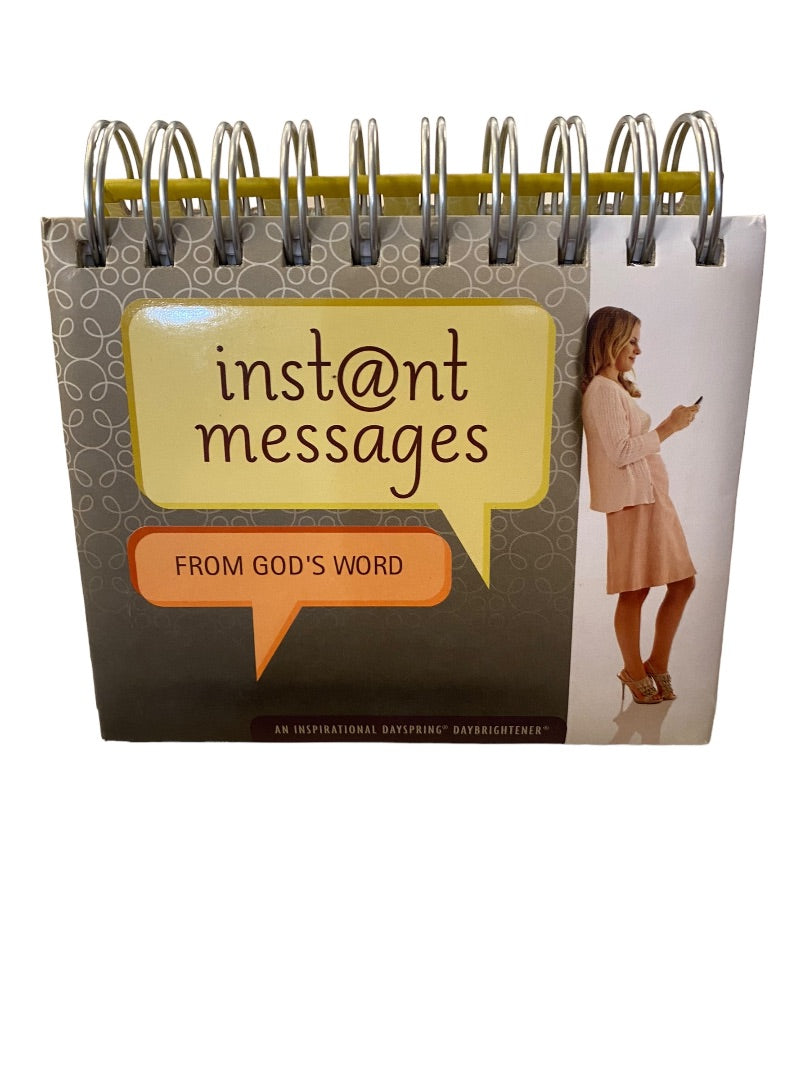 DaySpring Instant Messages from Gods Word Tabletop Spiral Bound Day Brightener