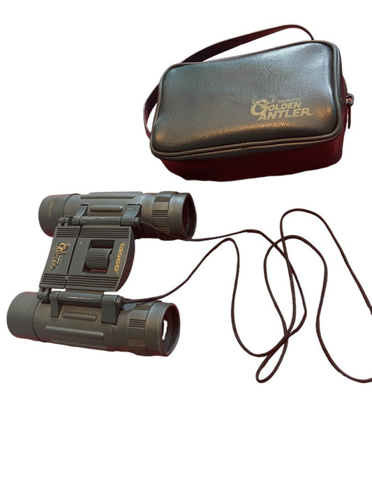 Tasco Golden Antler Binoculars Fieldglasses 10x25mm #GA1025 Foldable