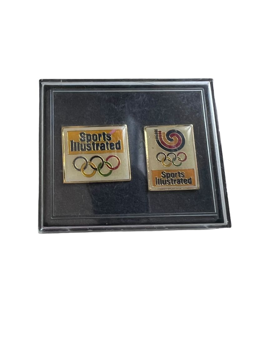 2x New Enamel Sports Illustrated Olympic Pin Set