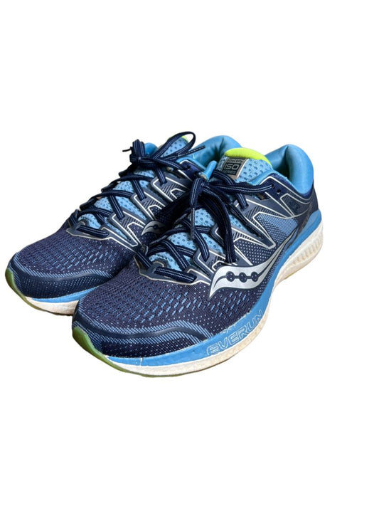 9.5 Saucony Hurricane ISO 5 Everrun Running Sneaker Blue Women's