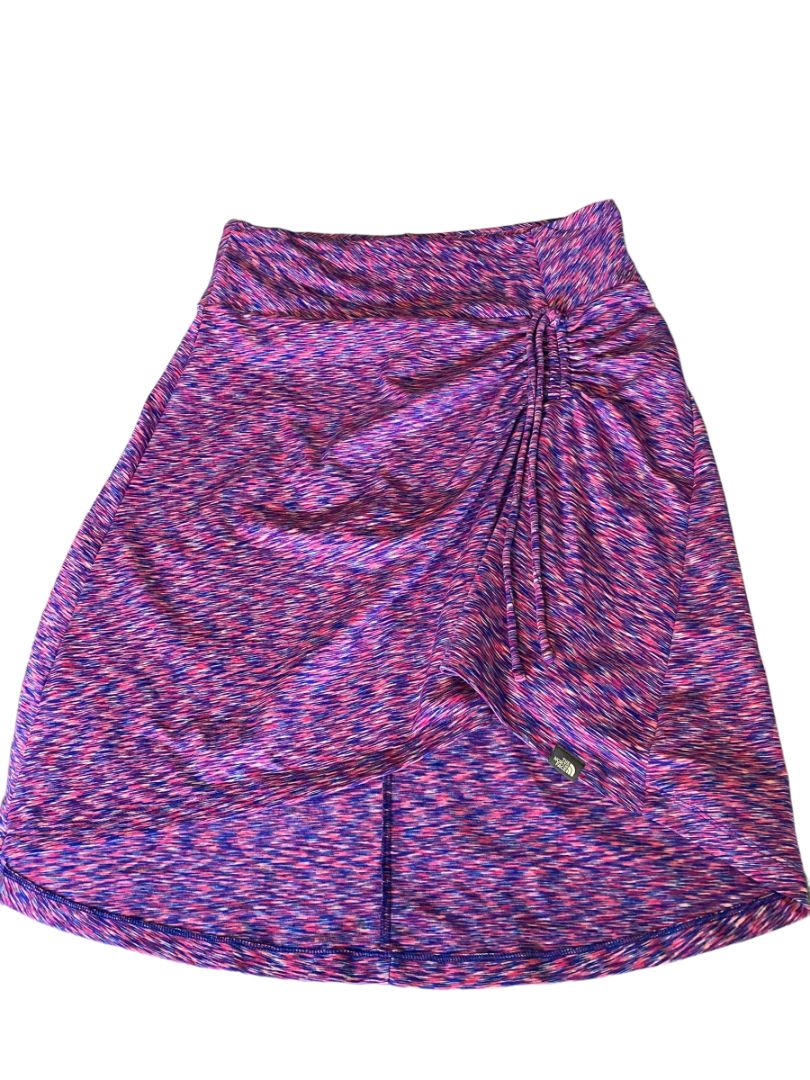 Size Small North Face Space Dye Pink Purple Athletic Skirt Hi Lo