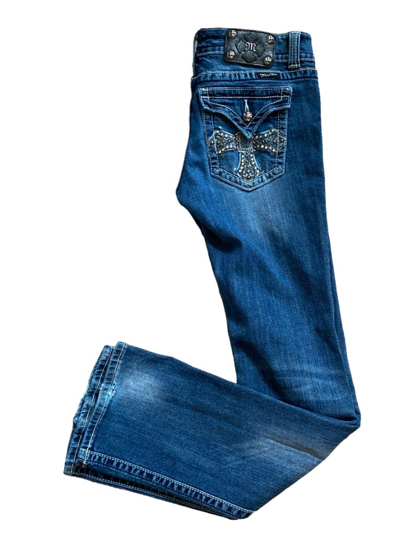 Size 30 Miss Me Boot Cut Jeans JP 5046-3