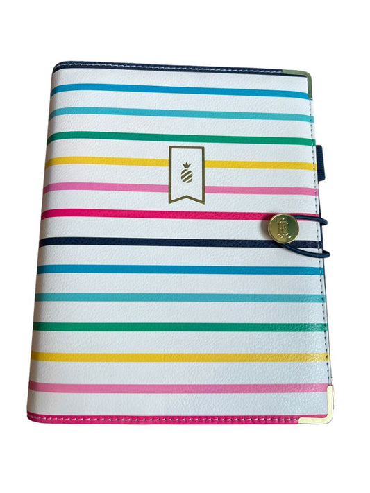 Simplified Emily Ley HAPPY STRIPE Planner Binder ONLY use with Simplified System