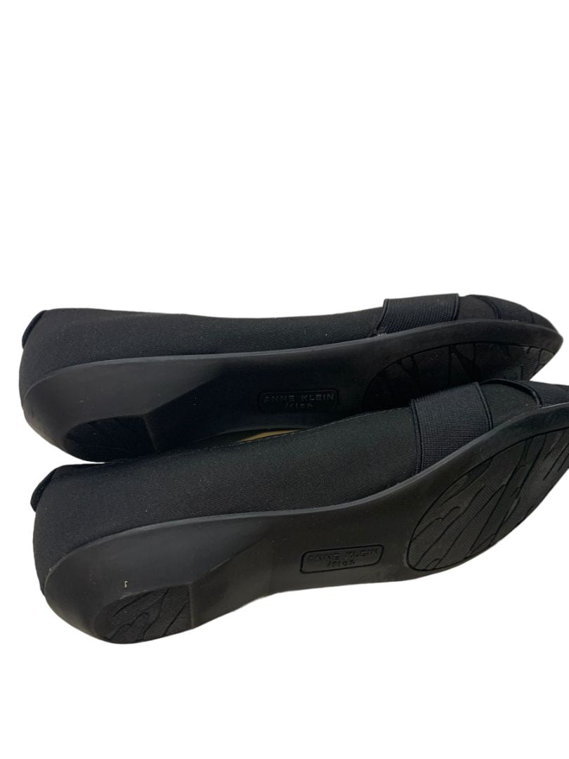 7.5M Anne Klein Oalise Ballet Womens Black Flats Dress Shoes