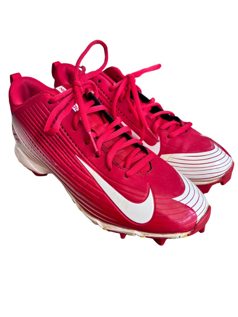 7.5 Nike BSBL Vapor Red White Baseball Cleats Shoes