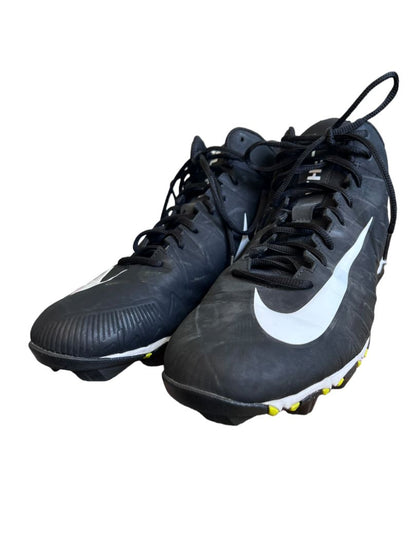 Nike Alpha Menace Shark Football Cleats Black White 878122-011 Men's