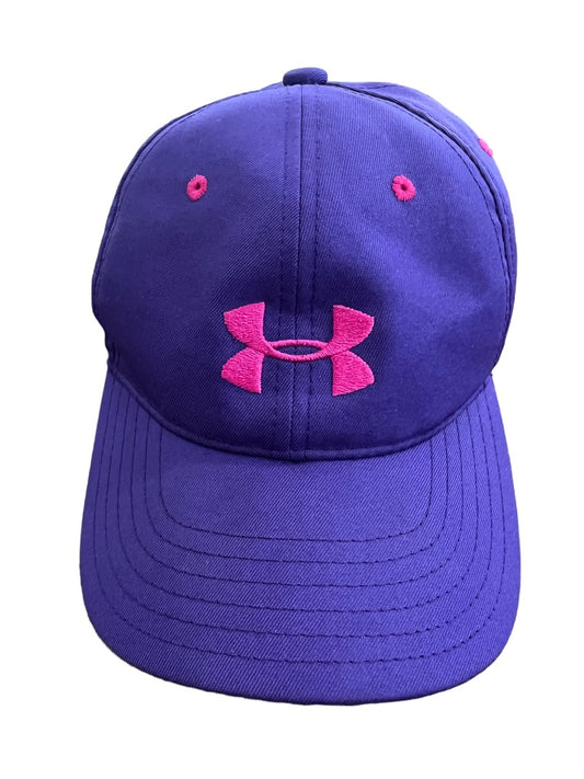 UNDER ARMOUR UA Classic Fit Youth Hat Heatgear Purple Pink EUC Adjustable