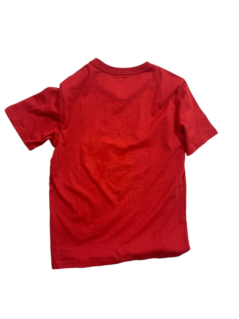 Medium (12/14) Tommy Hilfiger Boys New Scarlet Sage Red Tshirt Short Sleeve