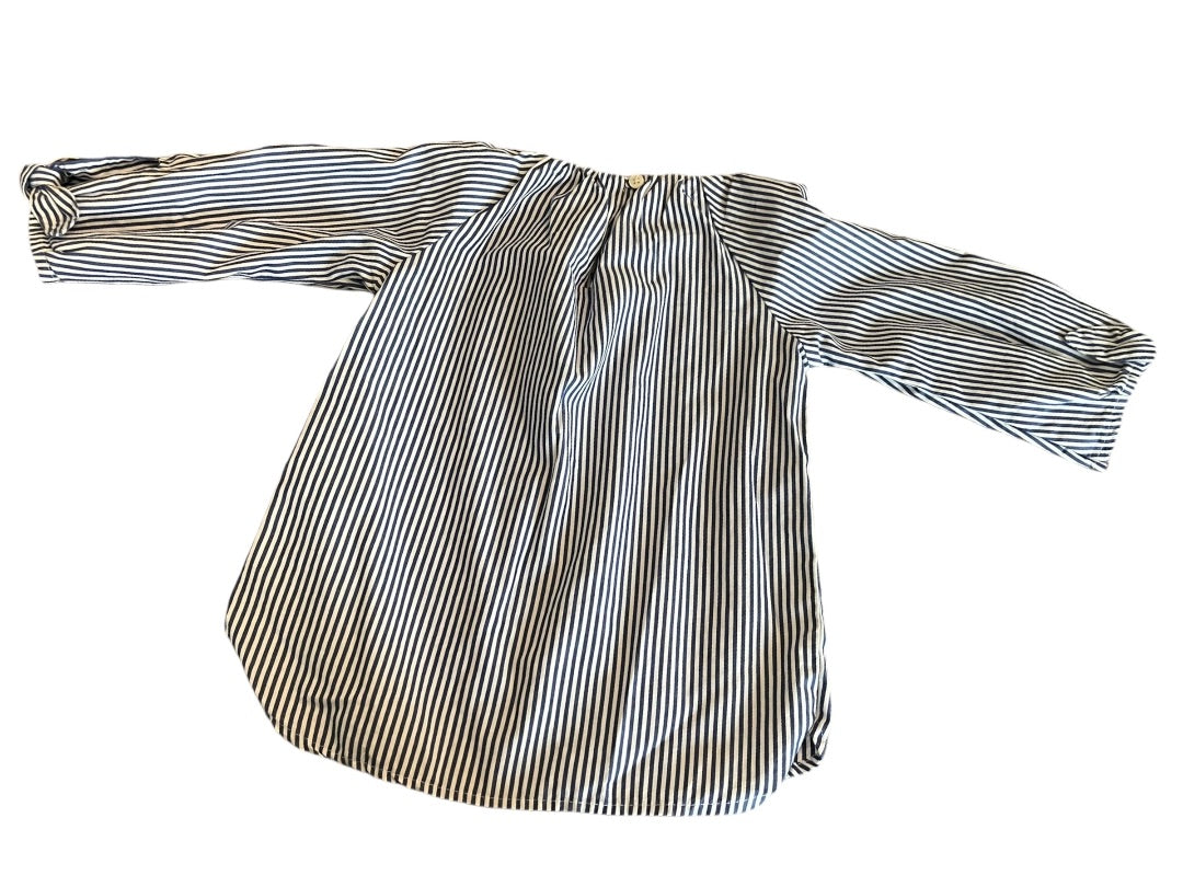 2 Crewcuts Girls Tie Striped Sleeve Top