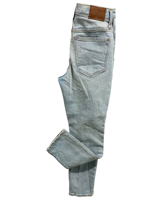 Size 24 Madewell Distressed High-Rise Slim Crop Boy Jean