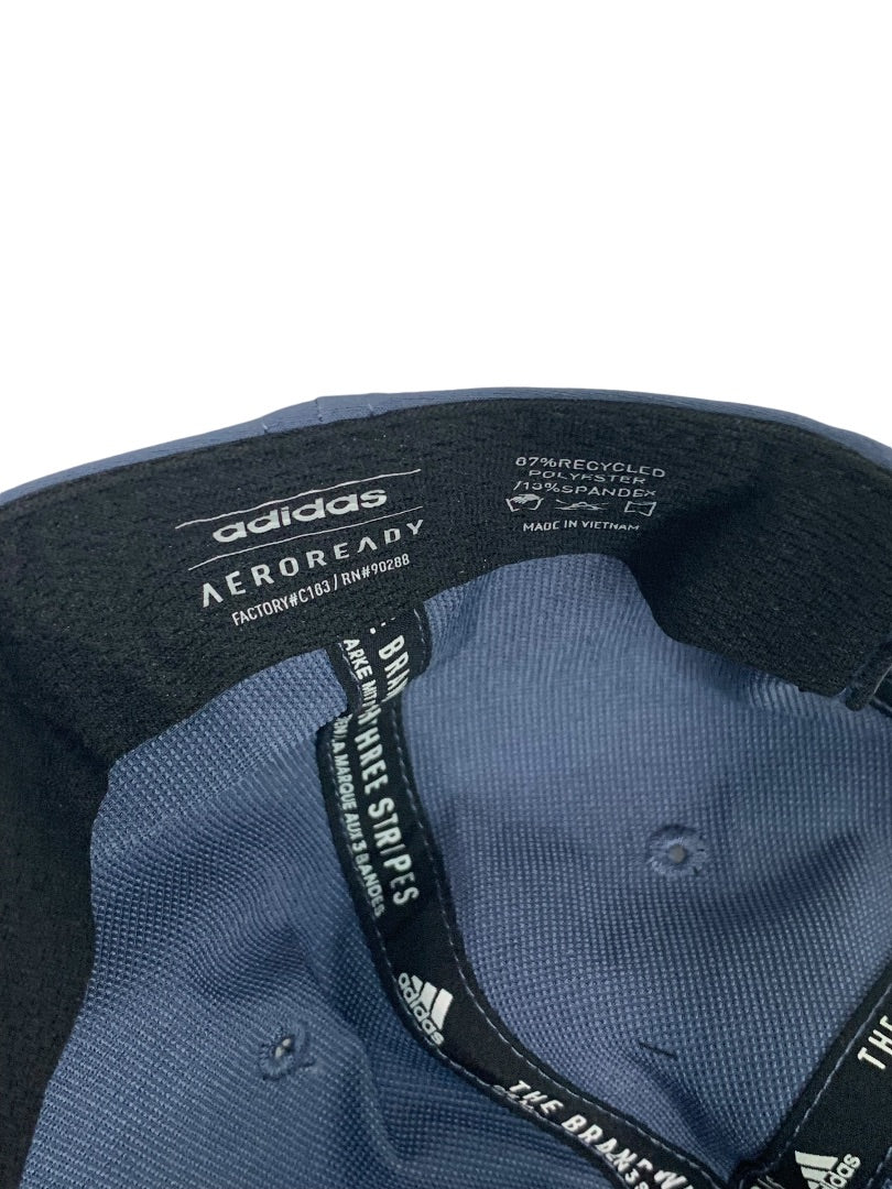 Adidas Mens New Sport Snapback Hat High Crown Blue UPF 50