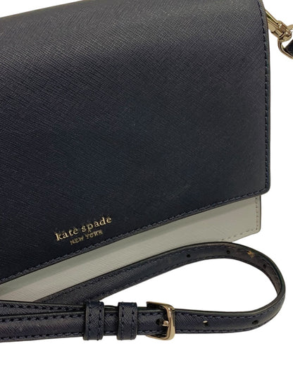 Kate Spade Cameron Converitble Crossbody Navy Blue Gray Saffiano Leather