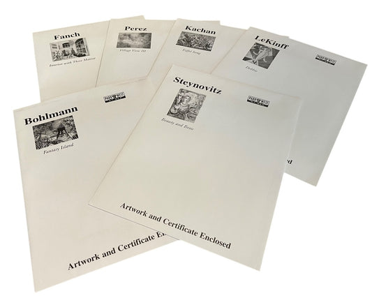 Lot of 6 Park West At Sea Seriolithographs and COA Bohlmann Steynovitz Lekinff Kachan Perez Fanch