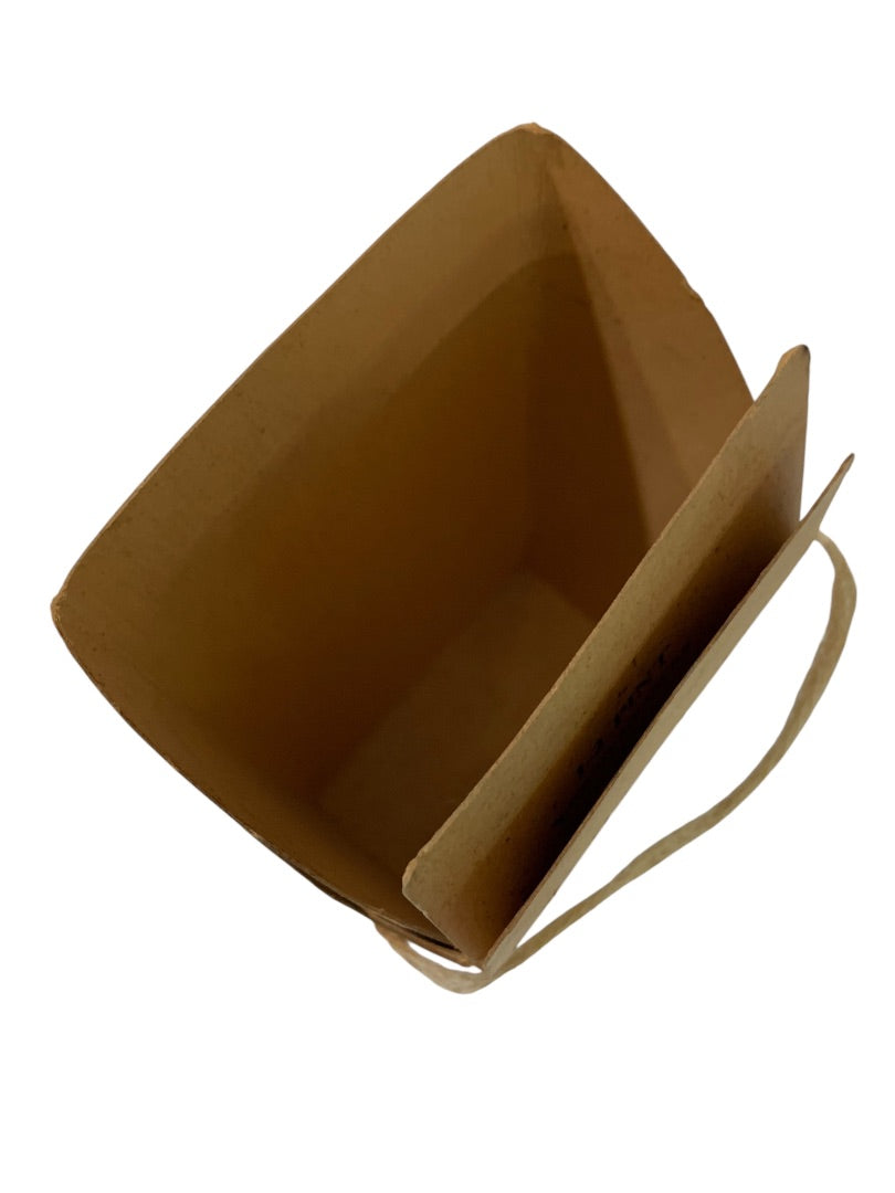 Set of 2 Antique Ice Cream Containers Paper 1/2 Pint Penna Approved