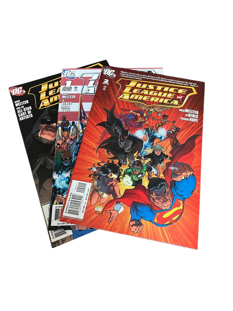 DC Justice League of America #0-2 Meltzer Benes Hope