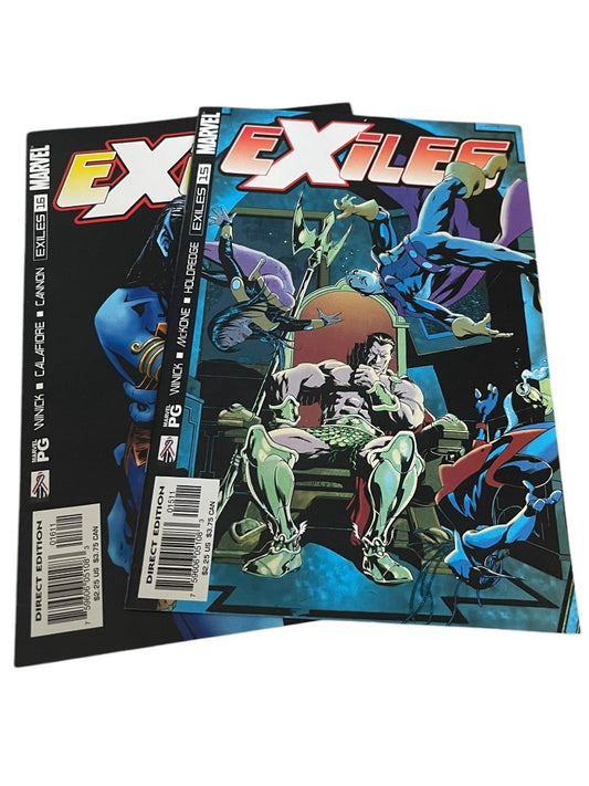 Marvel Exiles #15 & 16 Winick McKone Holdredge Calafiore Cannon