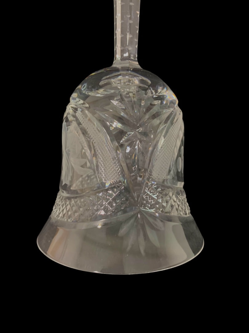Vintage Cut Crystal Tulip Bell Grape Cluster 7.25 Inch