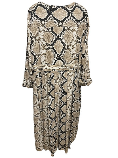 Size 24W INC INternational Concept Snakeskin Pattern Maxi Dress