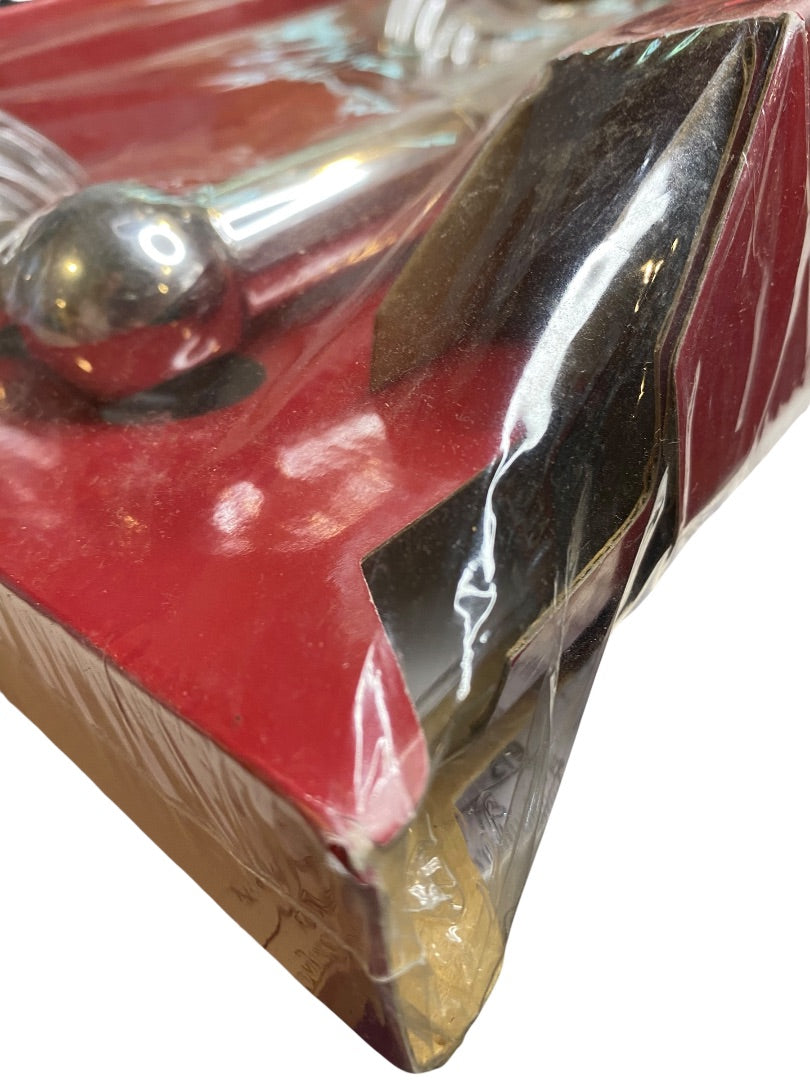 Wall Mounted Chrome Toilet Paper Holder Spring 8.5" New Sealed