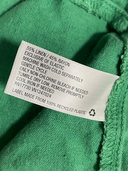 XXL Universal Thread Smocked Button Down Spaghetti Strap Dress Green