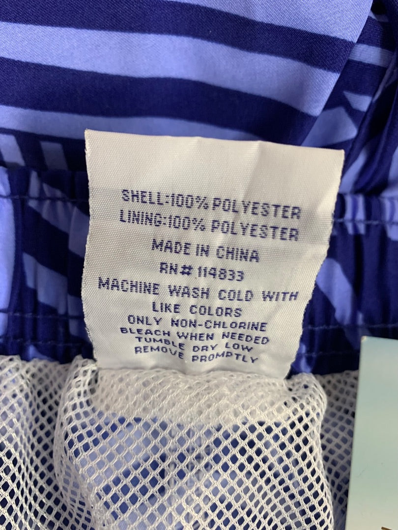 XL Panama Jack Mens New Swim Trunks 16" Bathing Suit Blue
