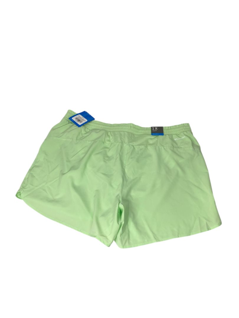 1X Columbia Womens Hike Short Green New Omni-Wick Pull On Lined