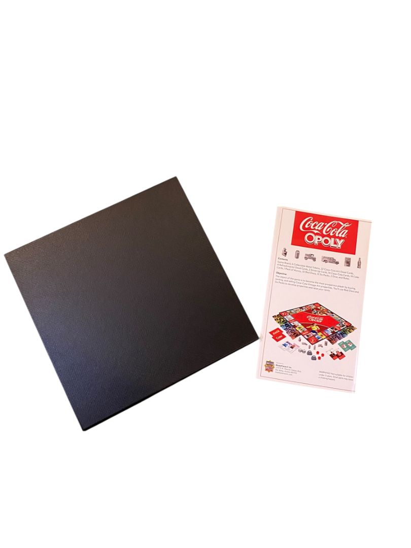 Masterpieces Coca-Cola Opoly Game Replacement Board and Instructions New
