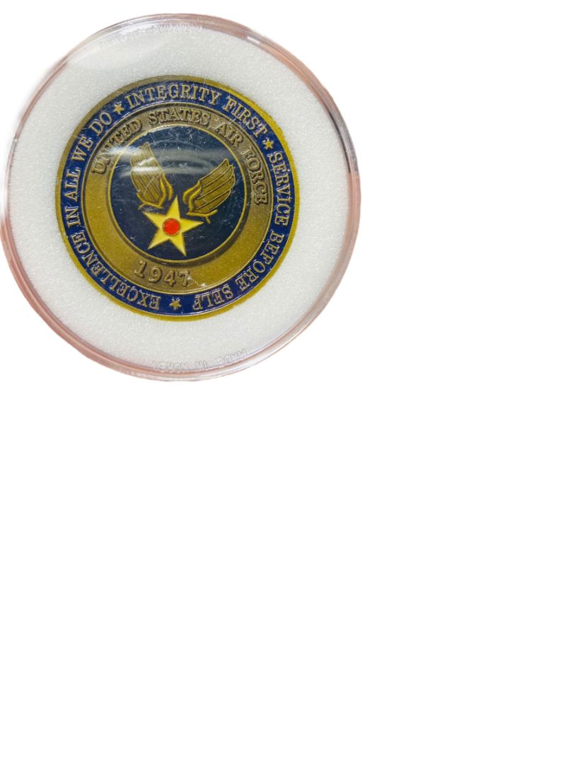 Original USAF Air Force 1947 Becoming An Airman's Challenge Coin