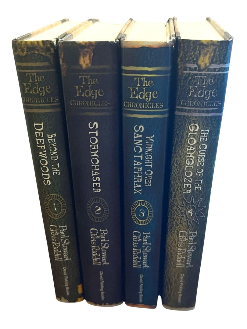 Set of 4 The Edge Chronicles Paul Stewart & Chris Riddell #1-4 Hardcover Books