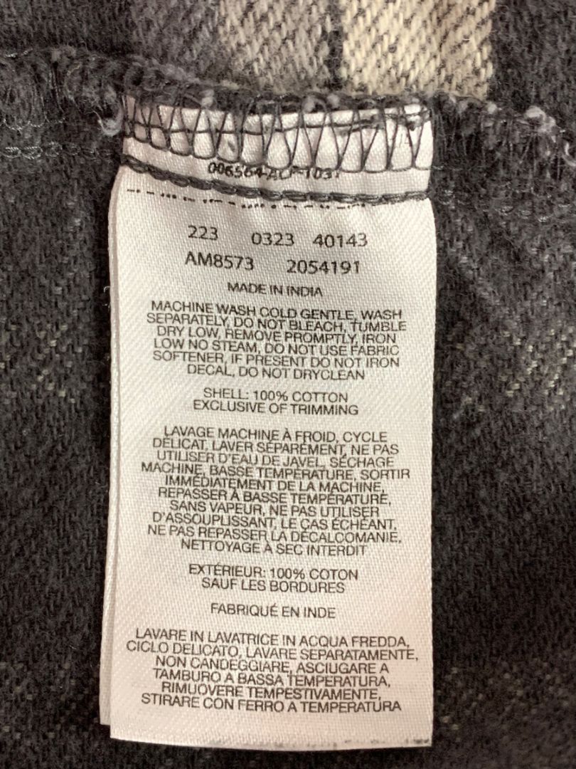 XL Columbia Mens Pitchstone Heavy Weight Flannel Shirt Gray Plaid