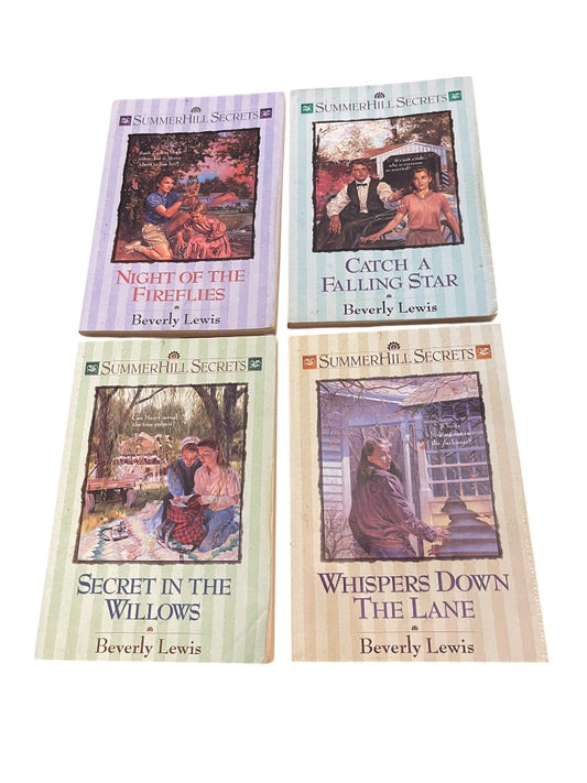 Set of 4 SummerHill Secrets Beverly Lewis Paperback Books