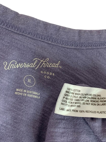 Size XL Universal Thread Purple Womens V-Neck Tshirt Short Sleeve