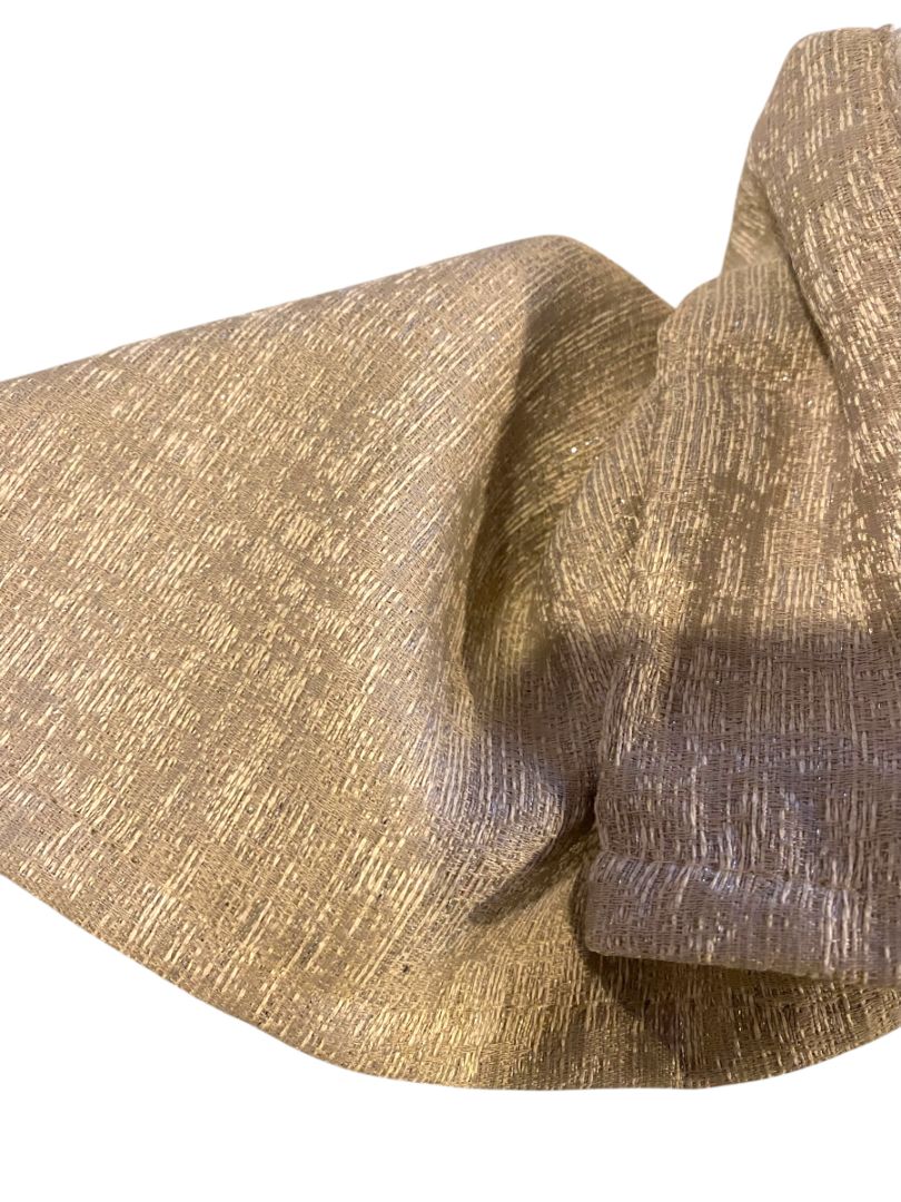 Set of 3 Studio 9 Curtain Panels Taupe Silver 96"l x 36"w