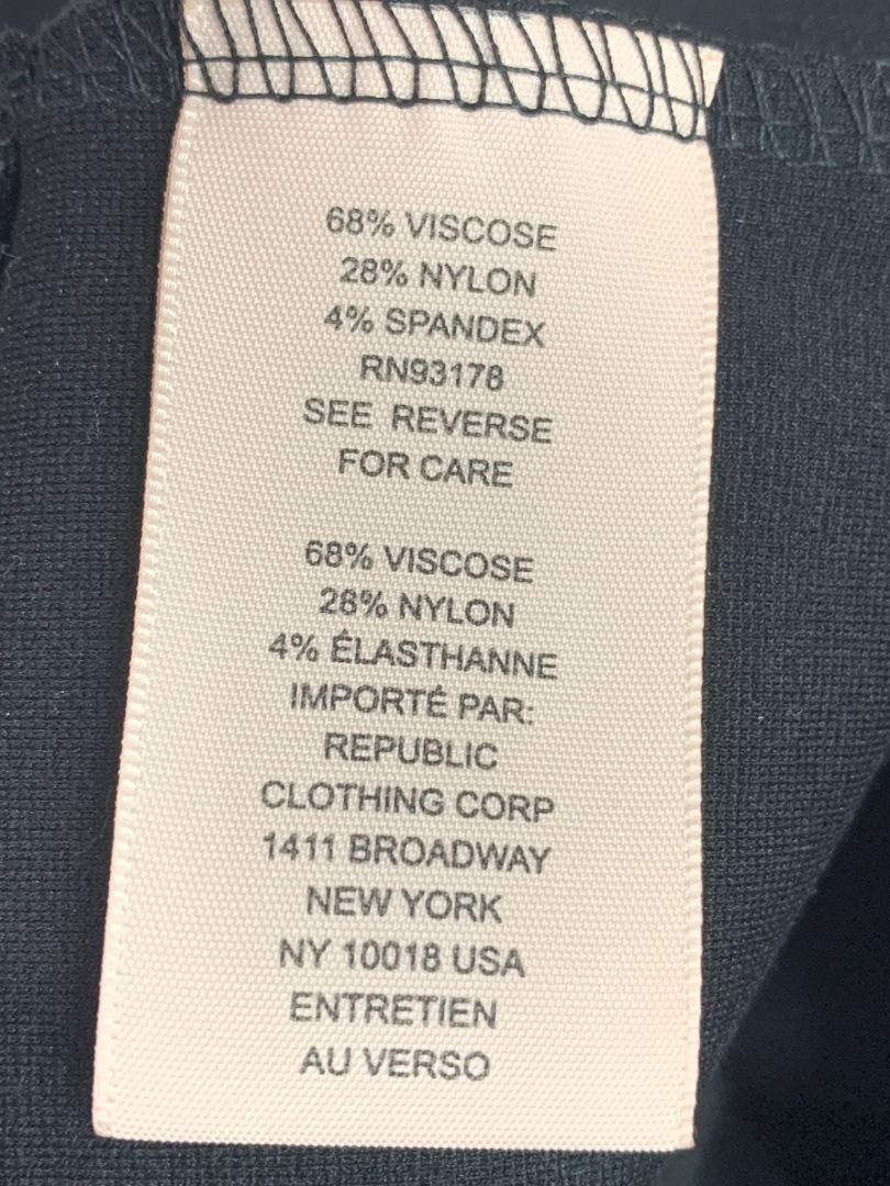 Size 2X Philosophy Womens New Ponte Knit Leggings Black Silver Dots