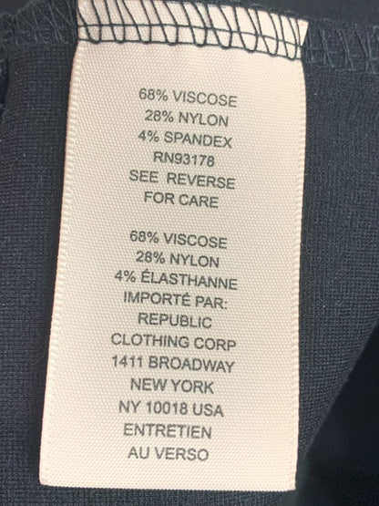 Size 2X Philosophy Womens New Ponte Knit Leggings Black Silver Dots