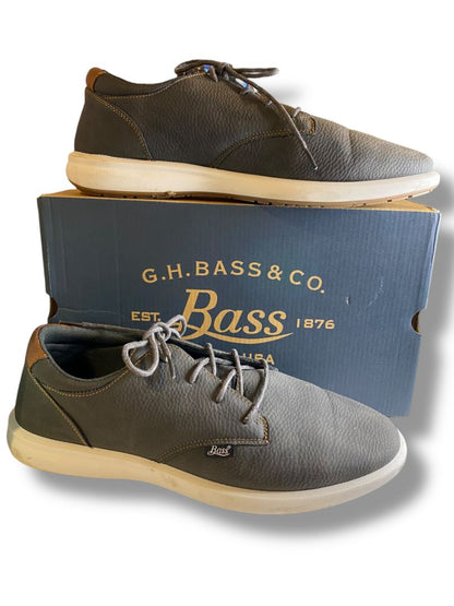 Size 13M Bass Relax Lace Up Mens Shoes 713623-K361 Charcoal Tan