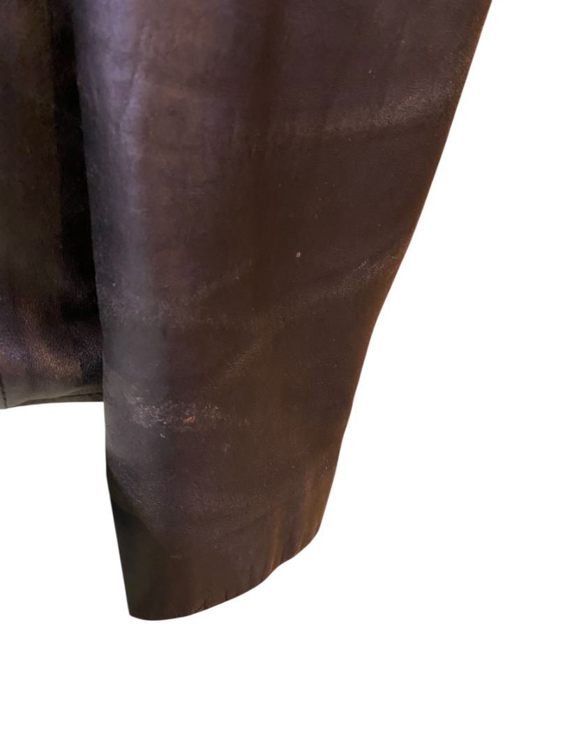 Large Adler Collection Womens Black Lamb Skin Zip Up Coat Jacket