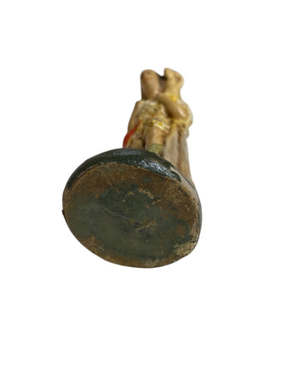 Vintage Shepherd Hollow Plaster Navtivity Figurine Western Germany 5.25"