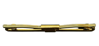 Goldtone Mens Vintage Collar Bar Clip Stay 2.5"