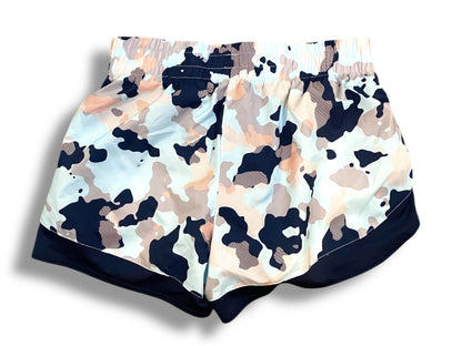 Size XL (14-16) Plus Athletic Works Girls Youth Running Shorts with Lining Undershorts