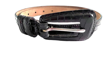 Small WCM New York Croc Italian Calfskin Women's Belt USA