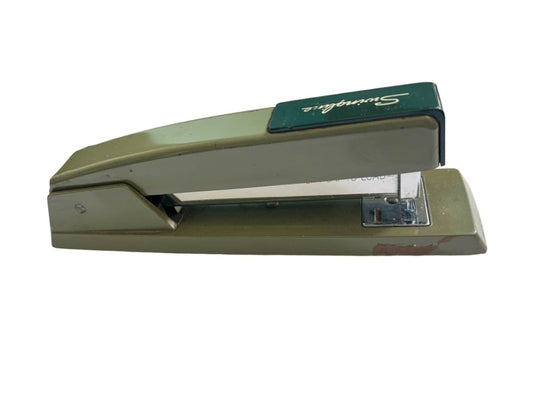 Swingline Stapler Green Olive Avocado 94-41 MCM Decor Retro Vintage